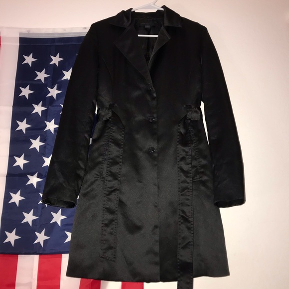 Express Satin trench coat - Picture 2 of 5